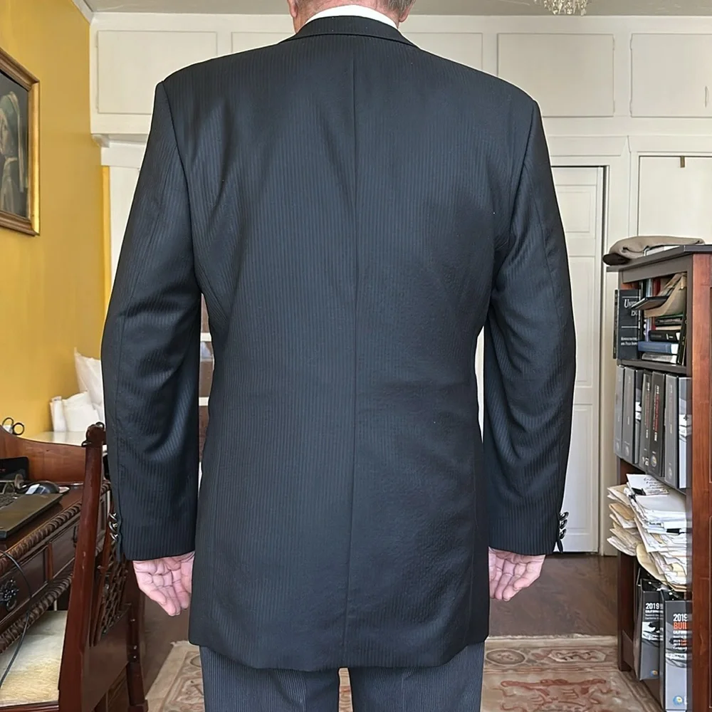 Baumler Men's Tuxedo Style Black Blazer Jacket Size EU 50 Made Austria